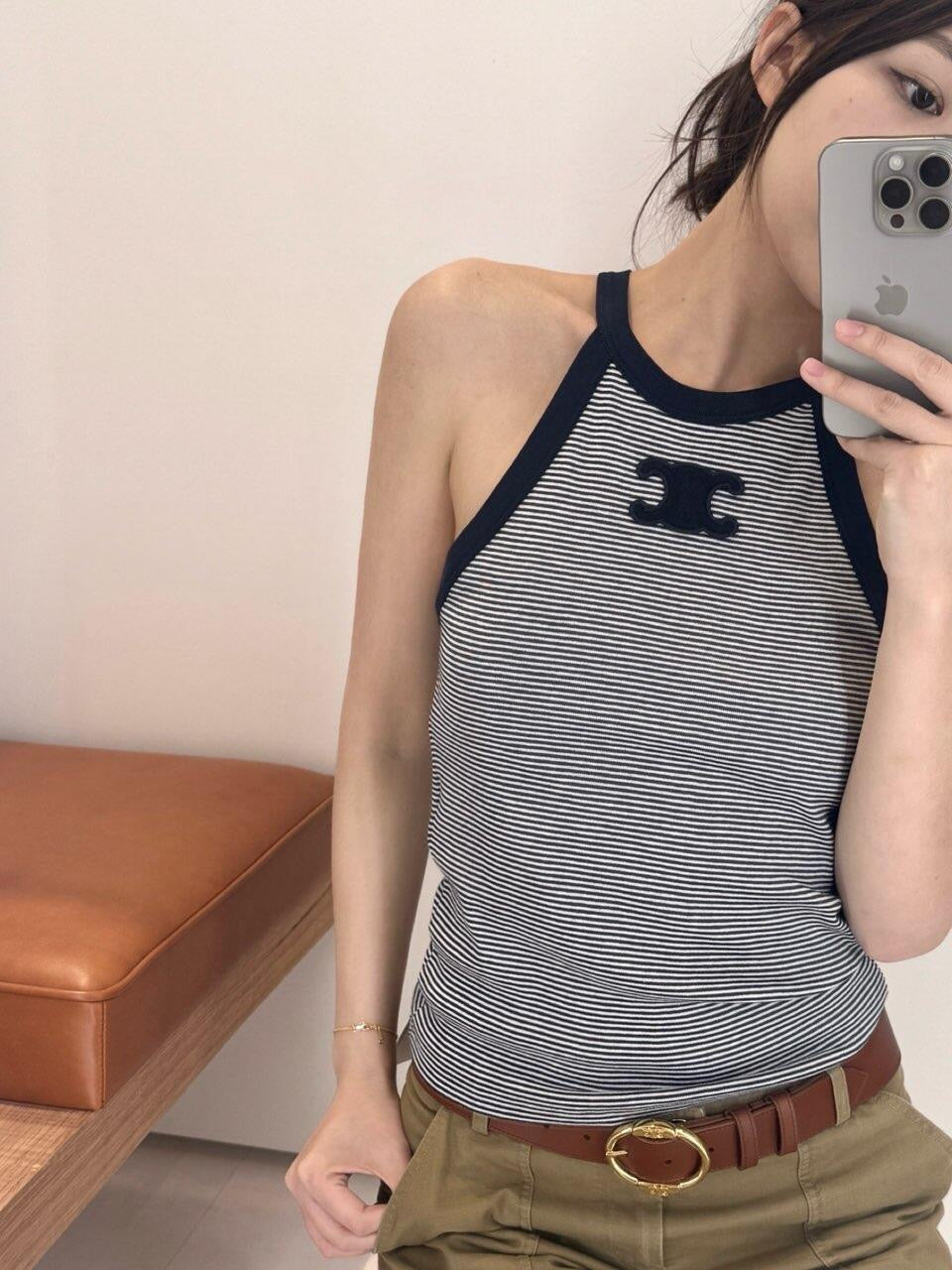 Cel 25ss Striped Vest