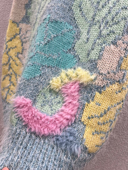 Chan 25fw  Colorful Knit skirt