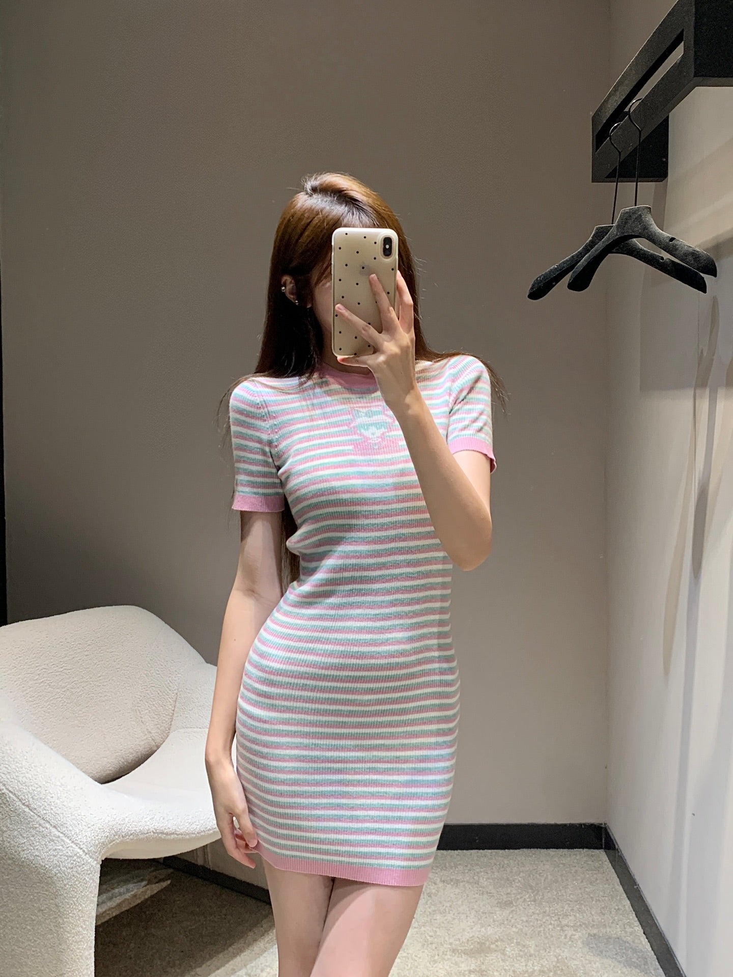 Chan 25fw Knitted Dress