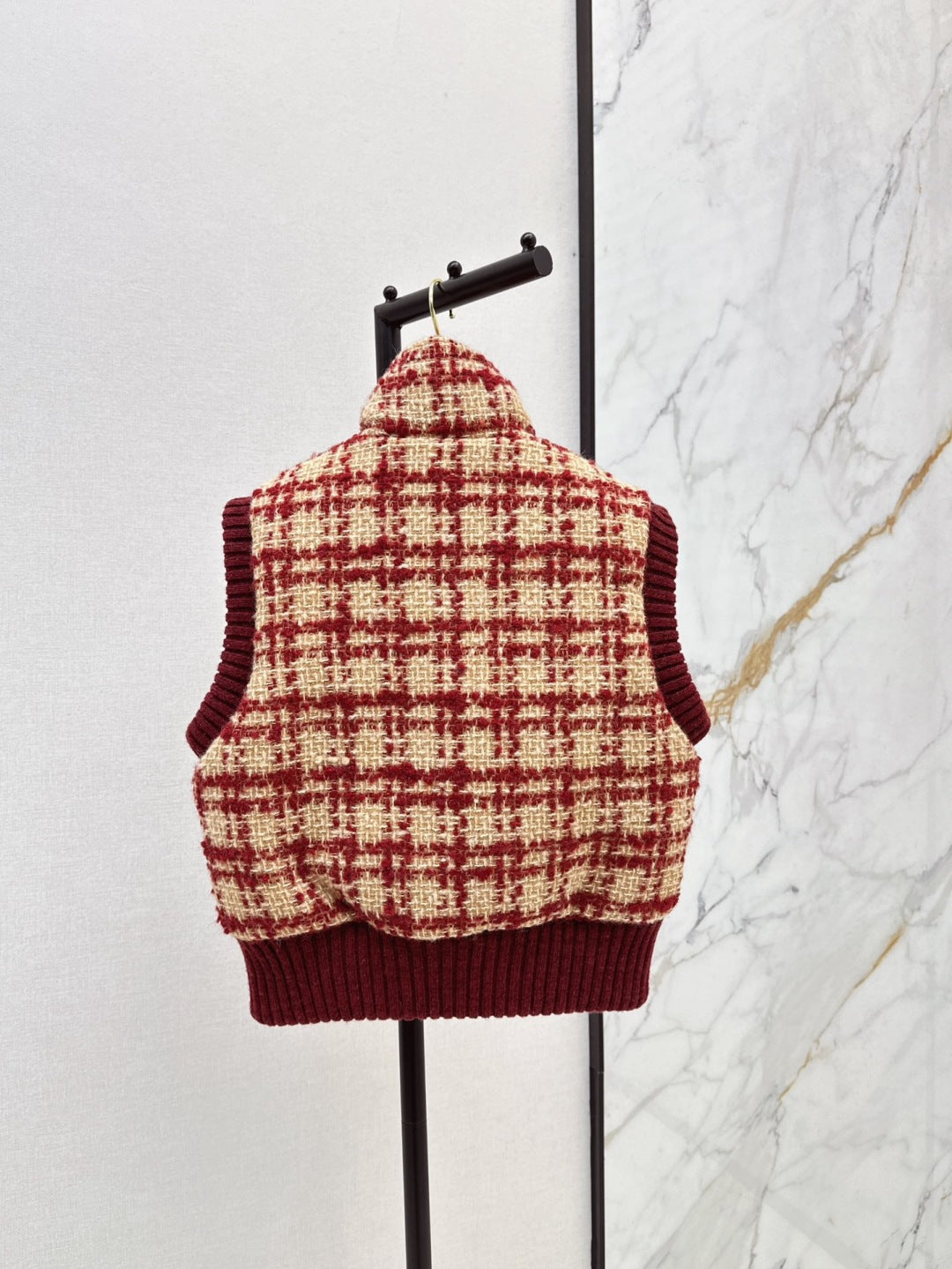 Chan 25fw woven down vest