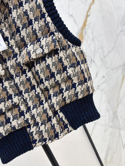 Chan 25fw woven down vest