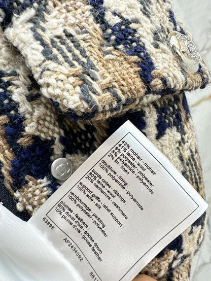 Chan 25fw woven down vest