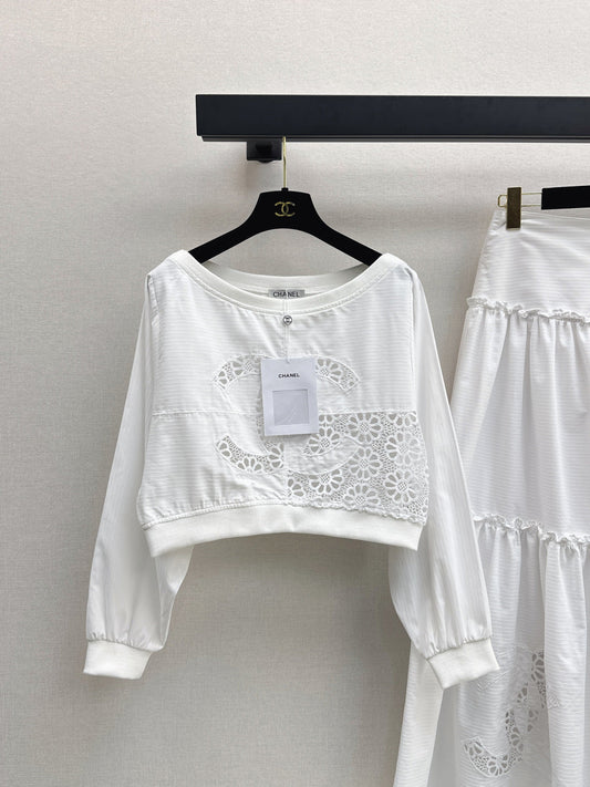 Chan 25fw hollow shirt