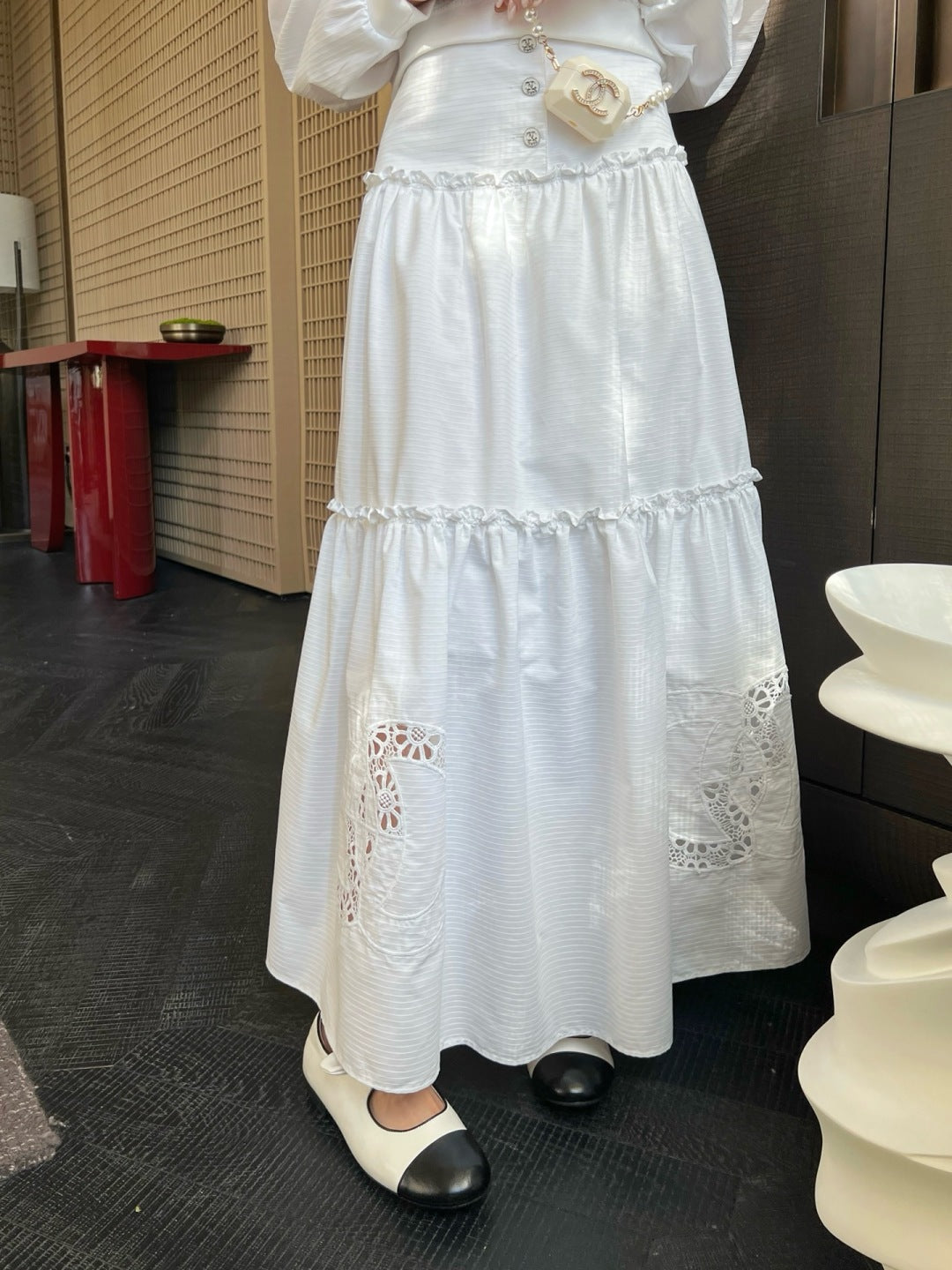 Chan 25 hollow skirt