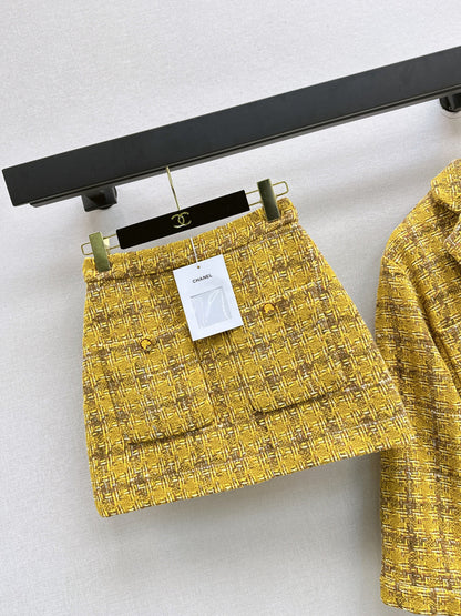 Chan 25fw woven skirt