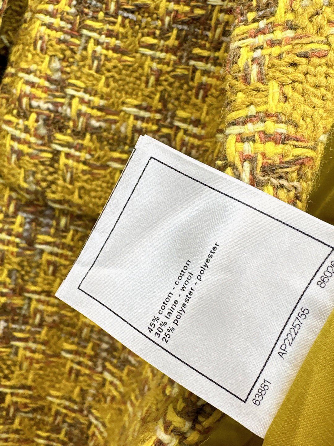 Chan 25fw woven skirt