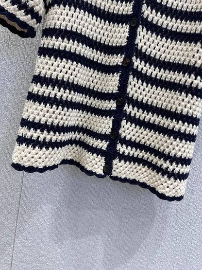 Miu 25fw knitted shirt
