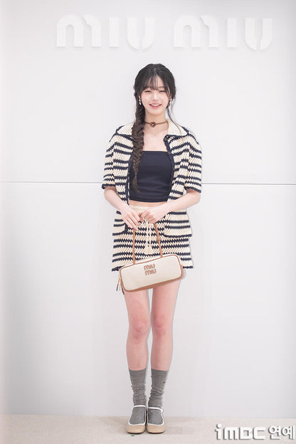 Miu 25fw knitted shirt