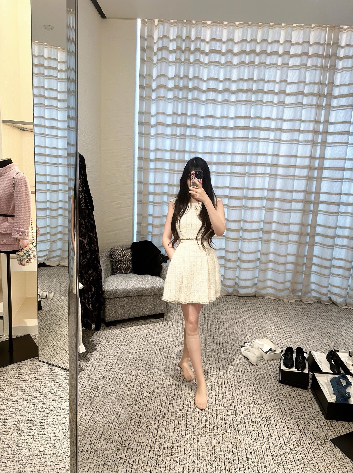 Chan 25fw woven dress