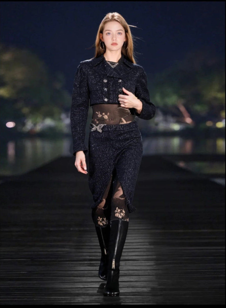 Chan 25fw woven skirt