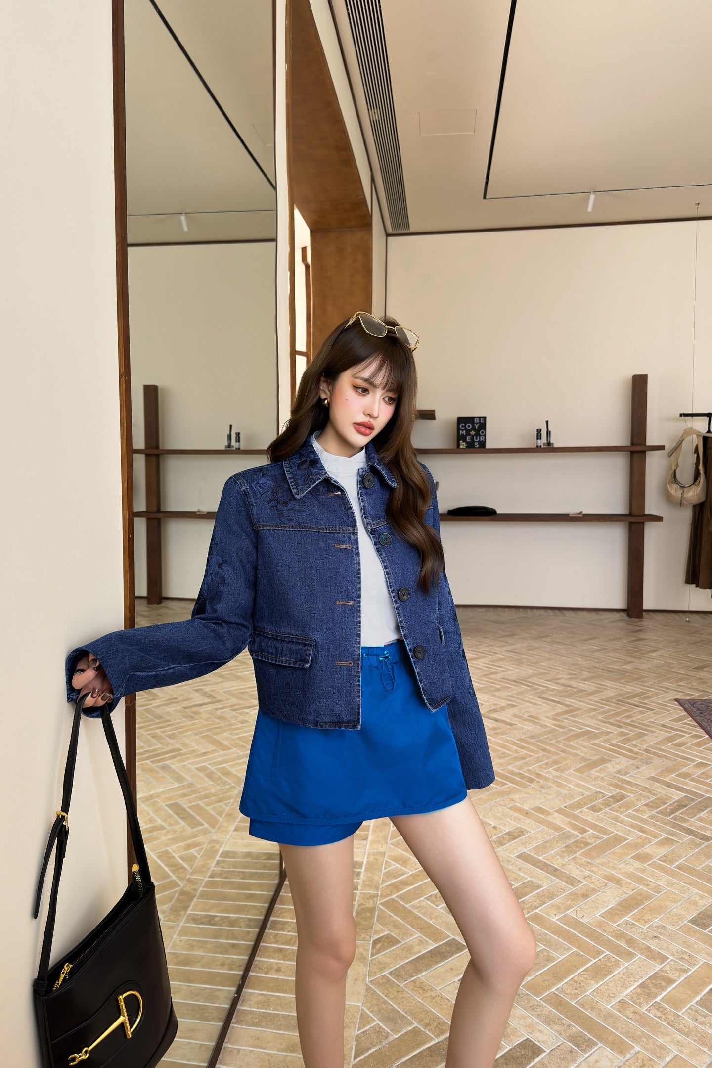 Guc 25fw embroidered jacket