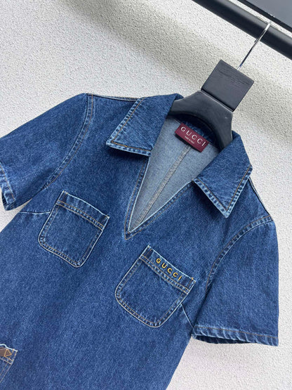 Guc 25ss denim dress