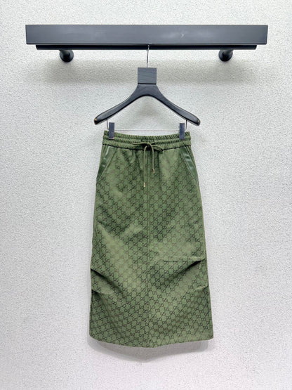 Guc 25fw jacquard skirt