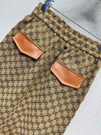 Guc 25fw jacquard skirt