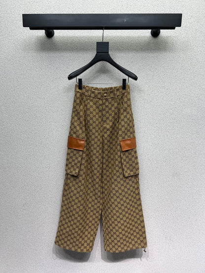 Guc 25fw jacquard pants