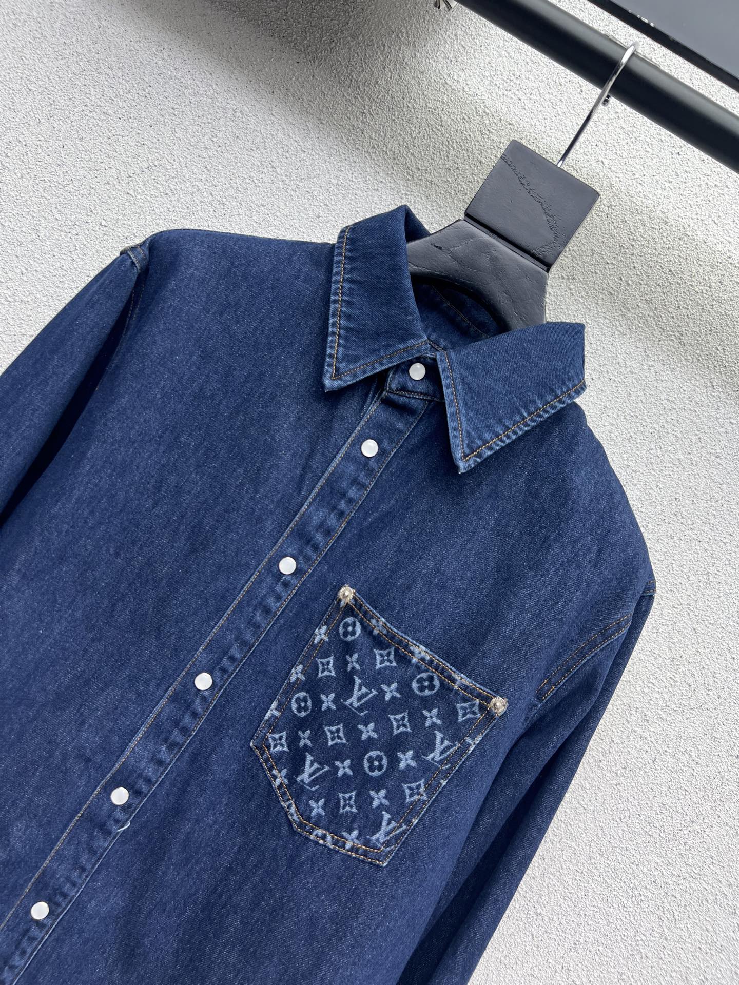 1ouis 25fw denim shirt