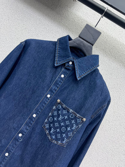 1ouis 25fw denim shirt