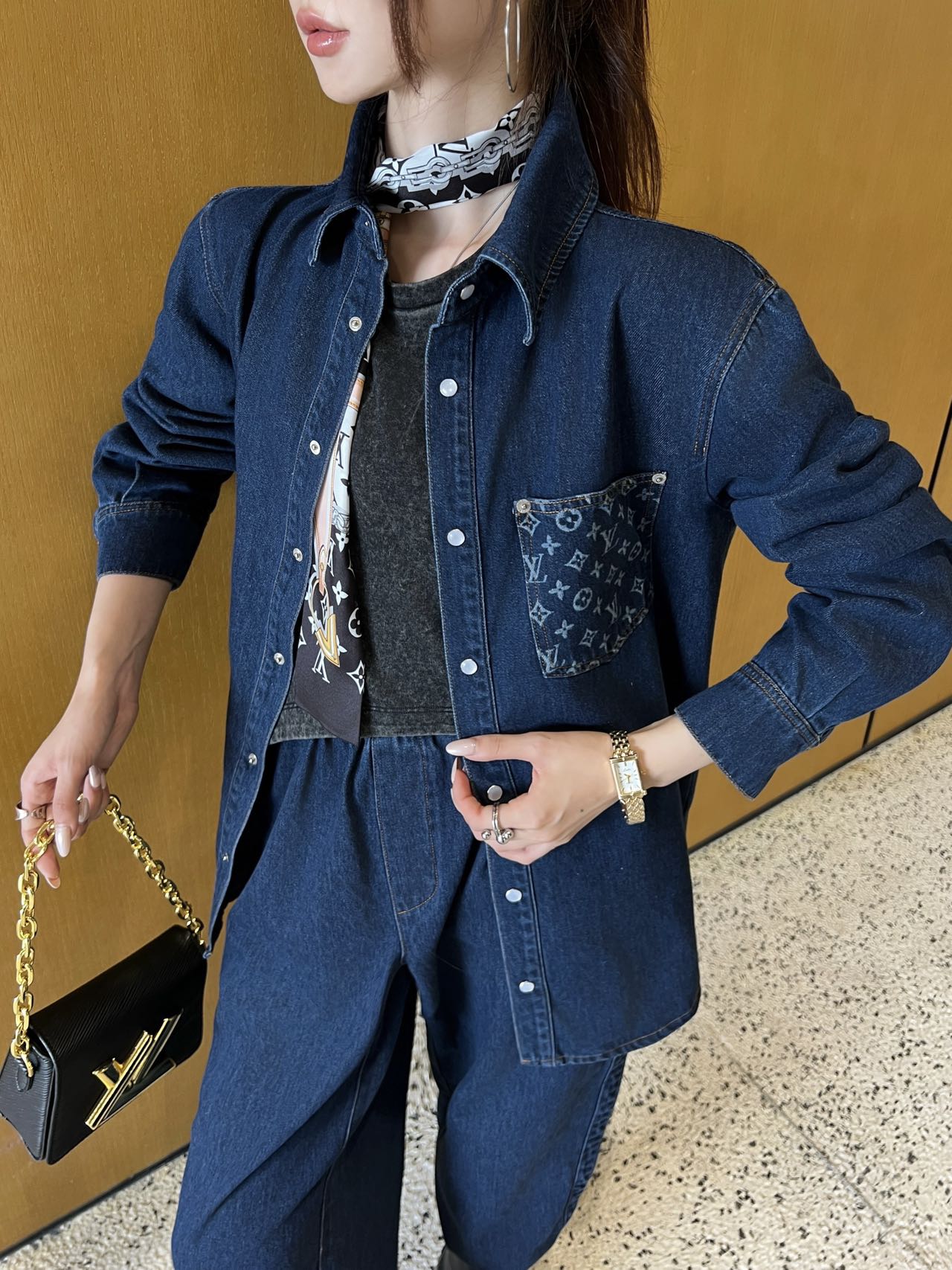 1ouis 25fw denim shirt