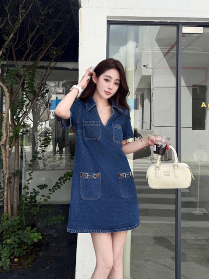 Guc 25ss denim dress