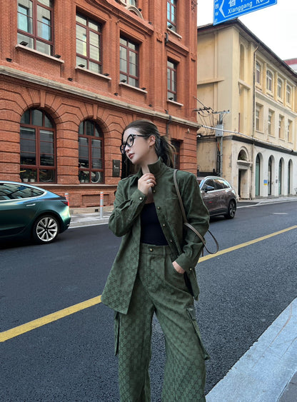 Guc 25fw jacquard pants