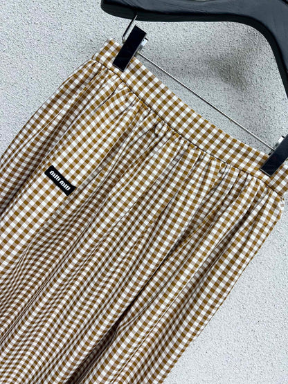 Miu 25fw plaid suit