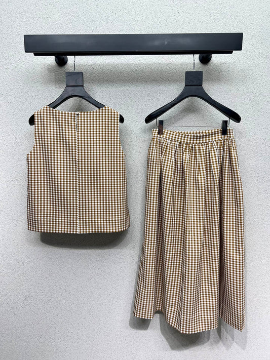 Miu 25fw plaid suit