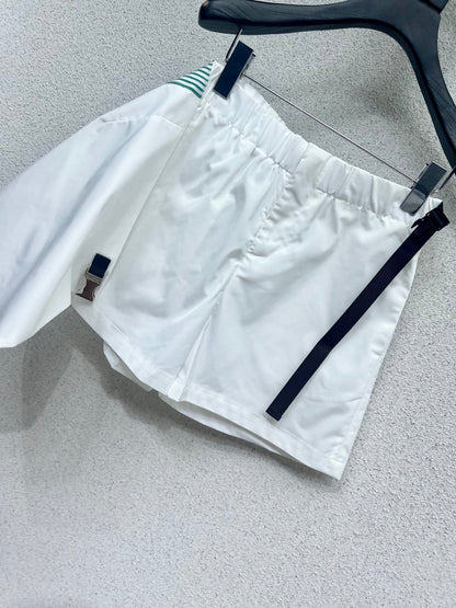 CD 25fw webbing skort
