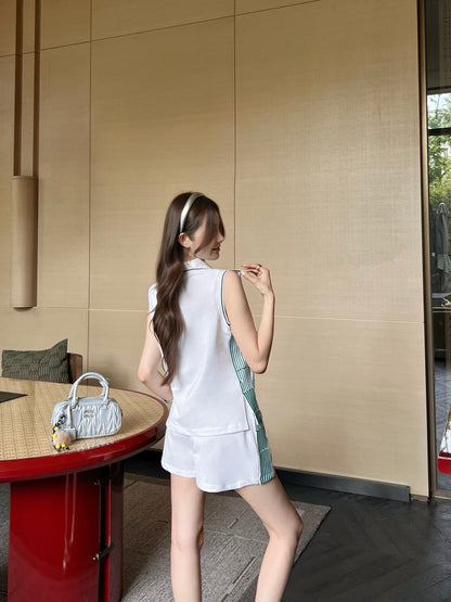 CD 25fw webbing skort