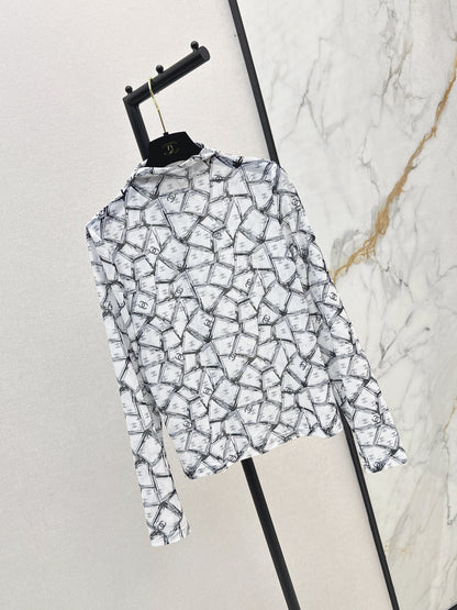 Chan 25fw printed shirt