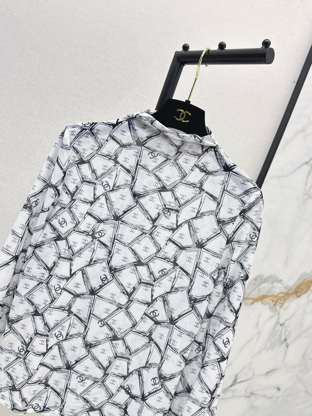 Chan 25fw printed shirt