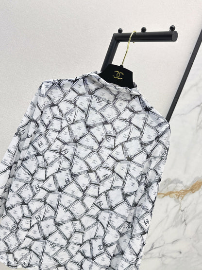 Chan 25fw printed shirt