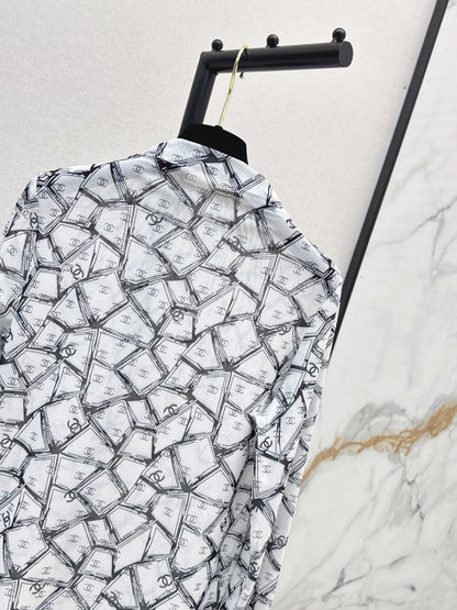 Chan 25fw printed shirt
