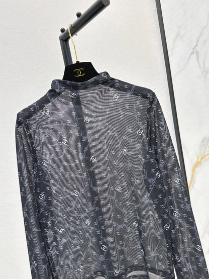 Chan 25fw printed shirt