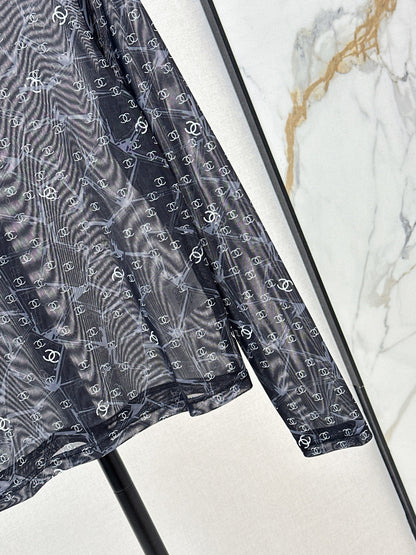 Chan 25fw printed shirt