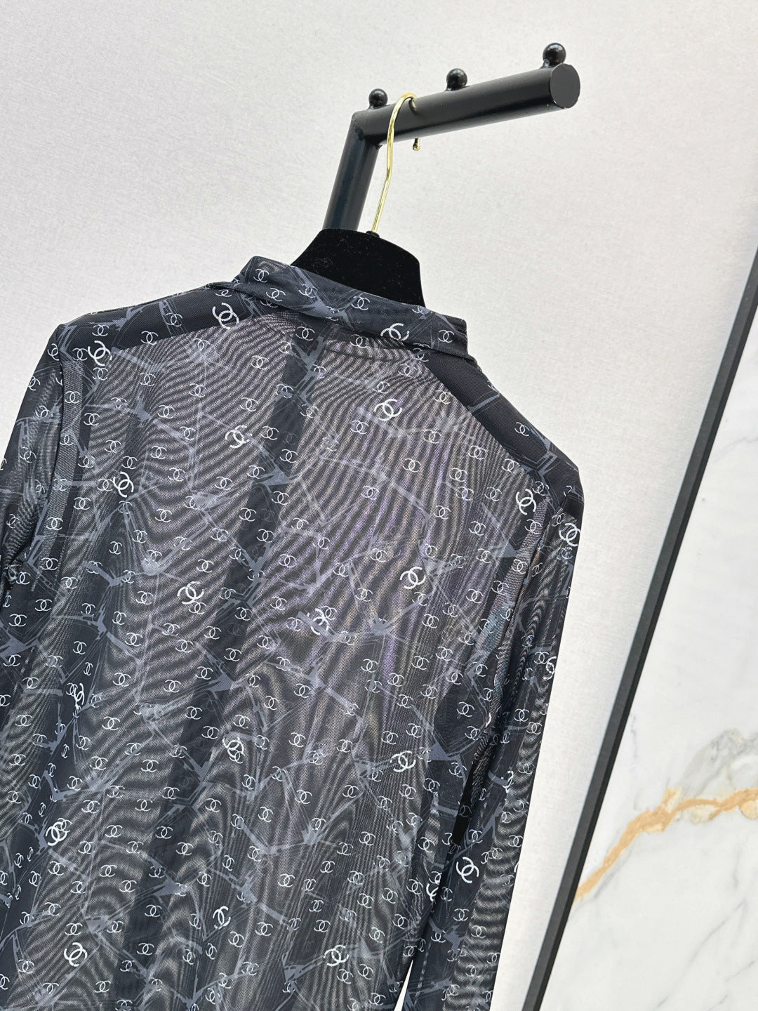 Chan 25fw printed shirt