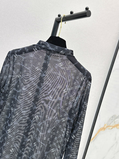 Chan 25fw printed shirt
