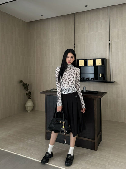 Chan 25fw printed shirt
