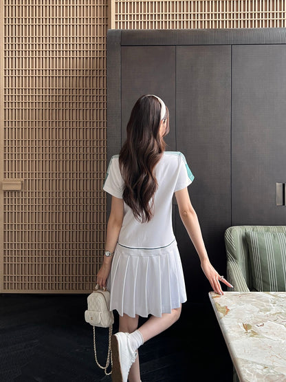 CD 25fw striped dress