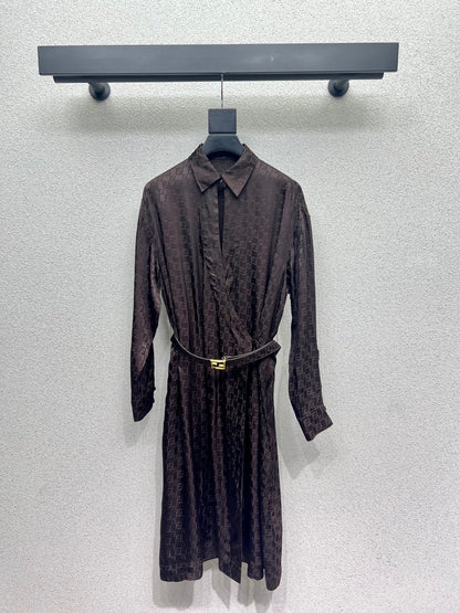 Fend 25fw jacquard dress