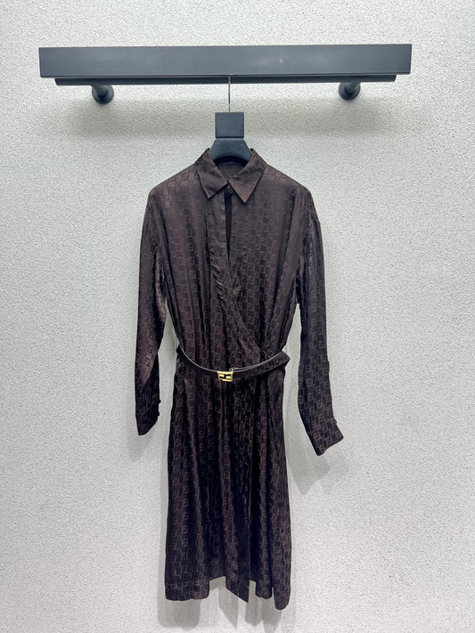 Fend 25fw jacquard dress