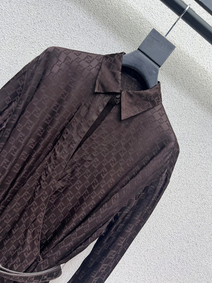 Fend 25fw jacquard dress