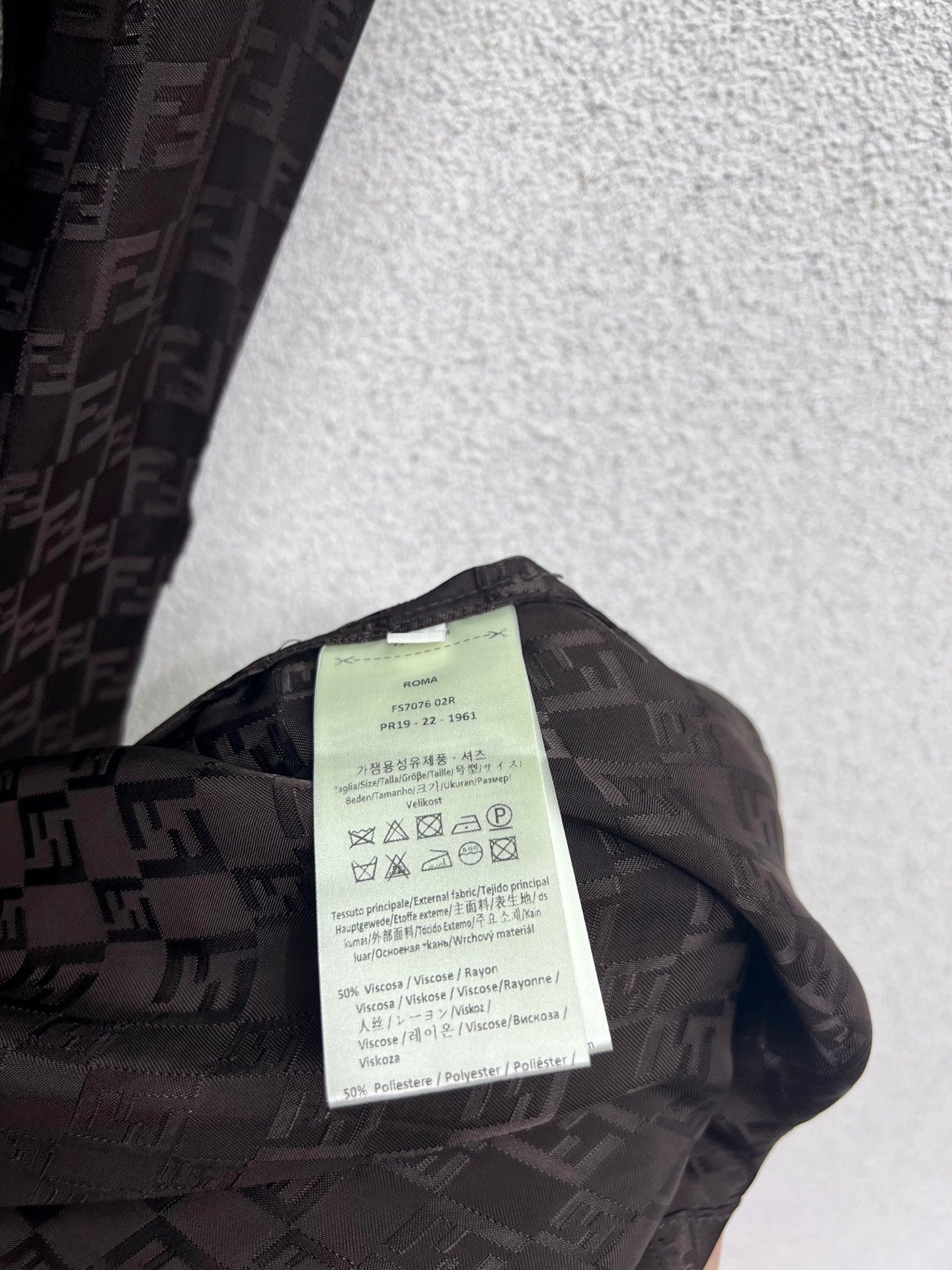 Fend 25fw jacquard dress