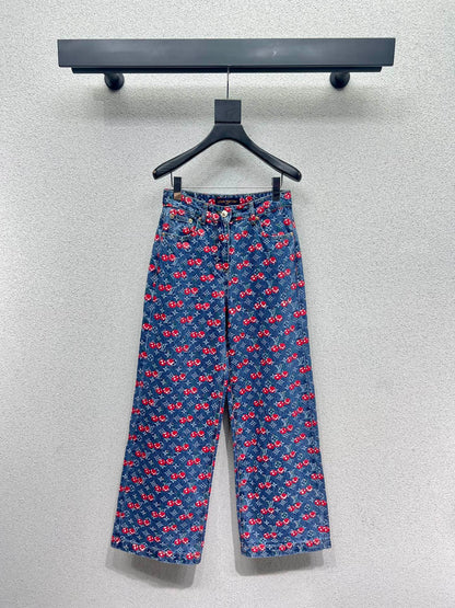 louis 25fw jacquard Jeans