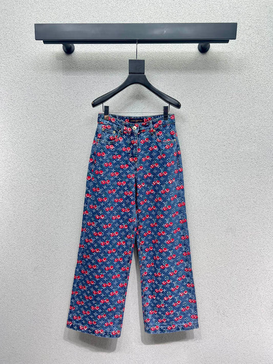 louis 25fw jacquard Jeans