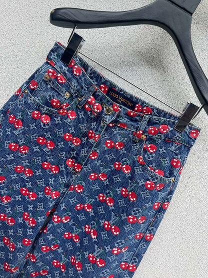 louis 25fw jacquard Jeans