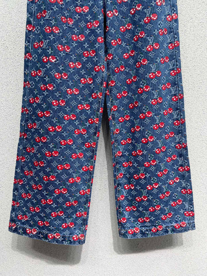 louis 25fw jacquard Jeans
