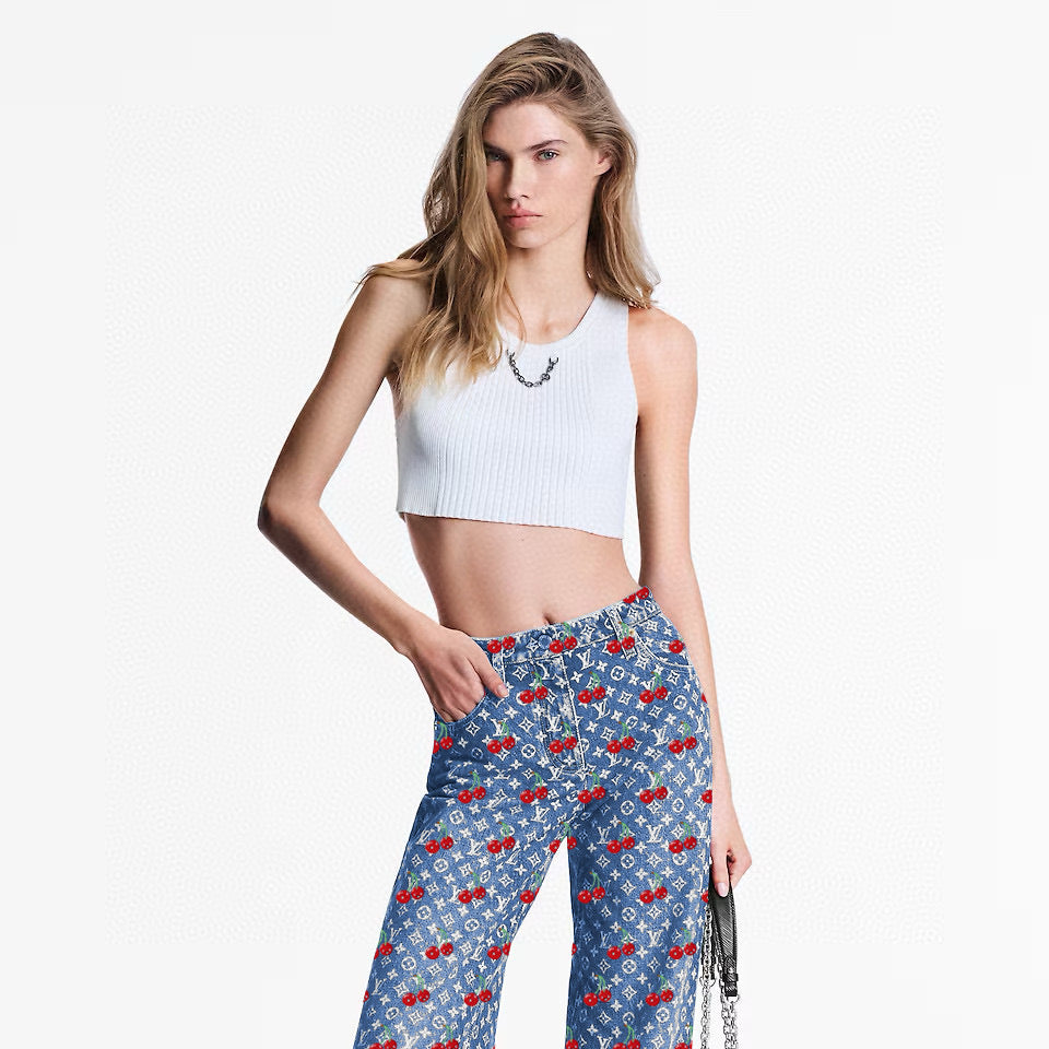 louis 25fw jacquard Jeans