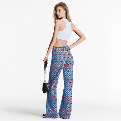 louis 25fw jacquard Jeans