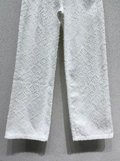 Louis 25fw jacquard jeans