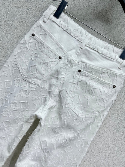 Louis 25fw jacquard jeans